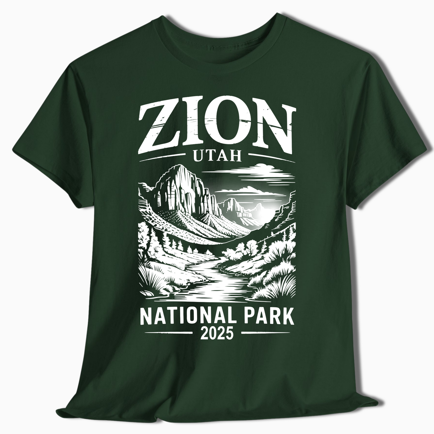 Zion National Park Shirt with Custom Year – Trail Shirt – t290a25