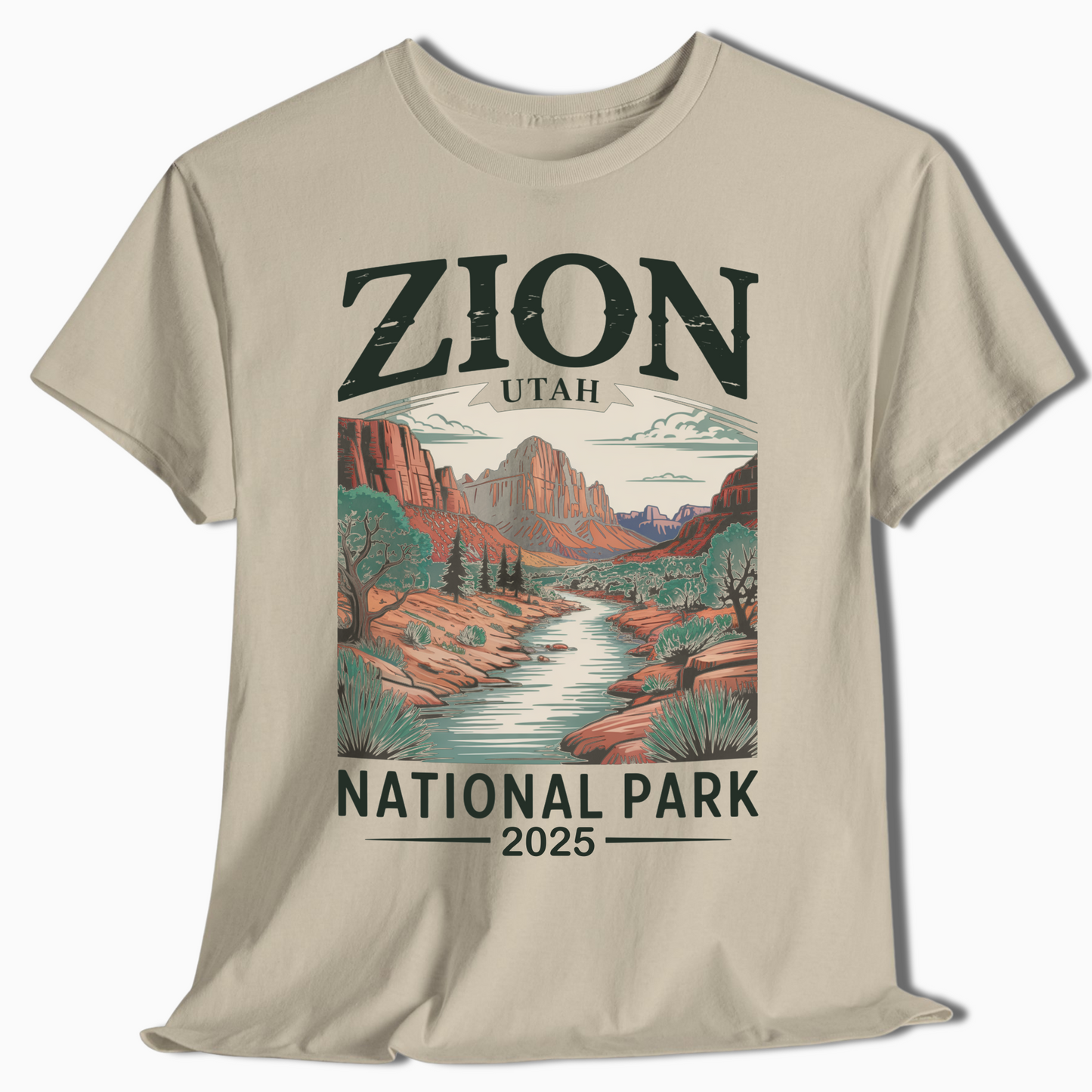 Zion National Park Shirt with Custom Year – Utah Hiker Gift – t289a25