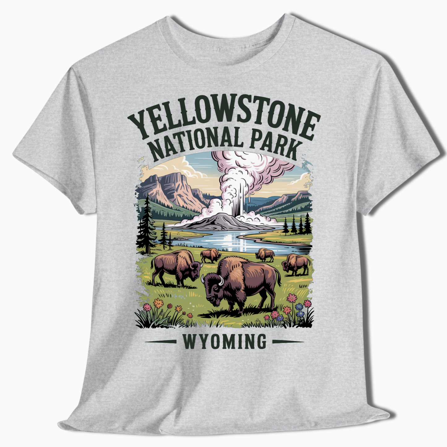 Yellowstone National Park Hiking Shirt - t282a25