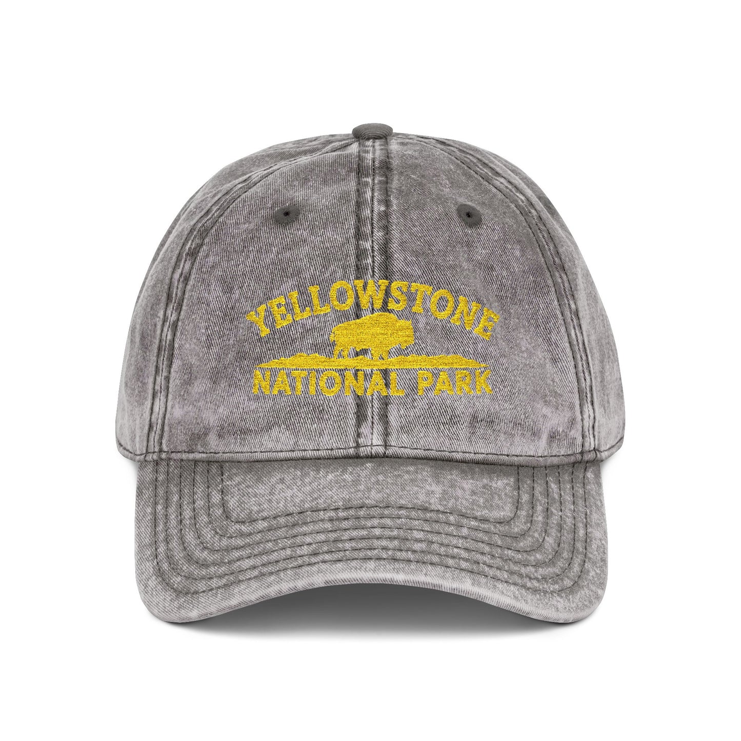 Yellowstone National Park Cap with Bison Silhouette - t310a25