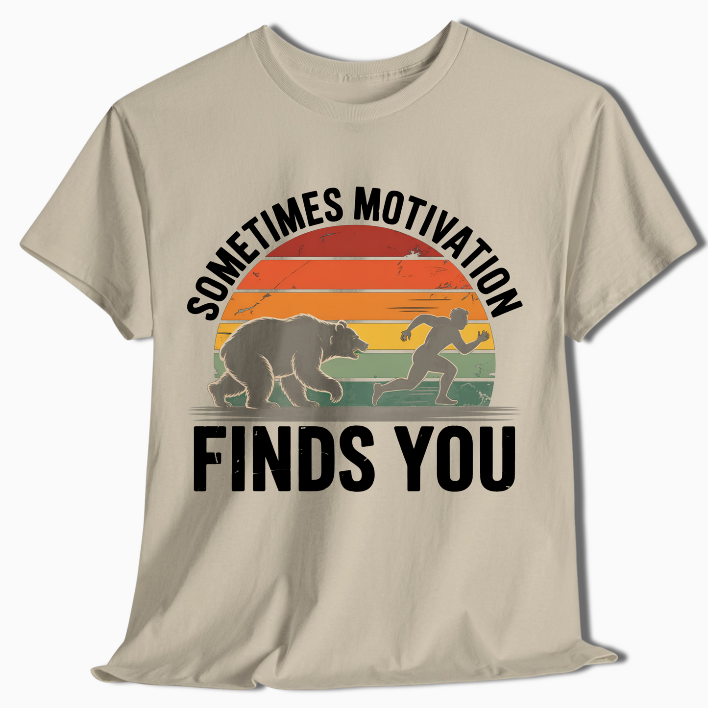 Sometimes Motivation Finds You Vintage Hiking Shirt - t415a25