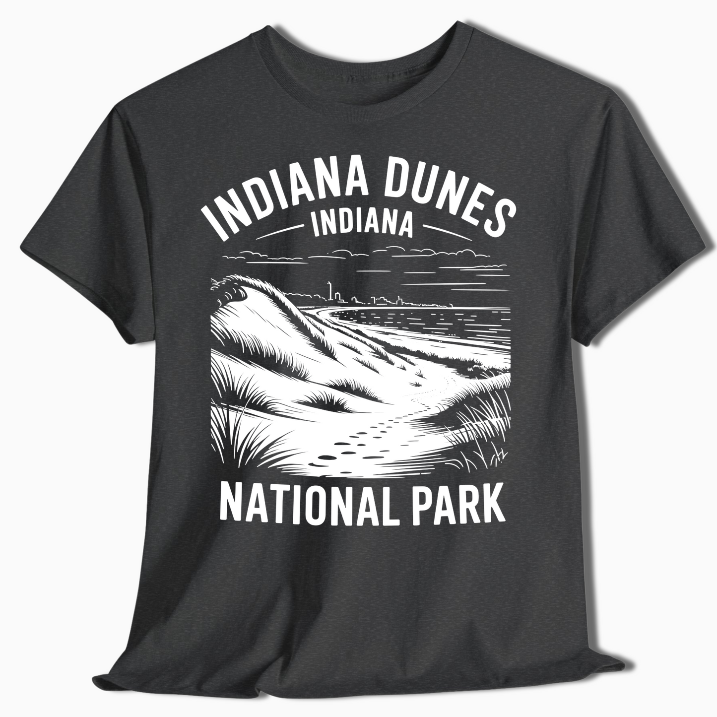 Indiana Dunes Beach and Dune View Shirt - t358a25