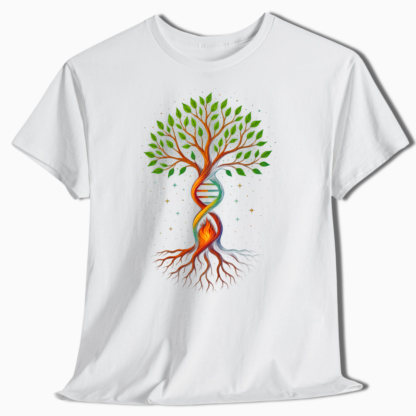 DNA Tree of Life Nature Shirt - Cosmic Spiritual Outdoors Tee - t456a25