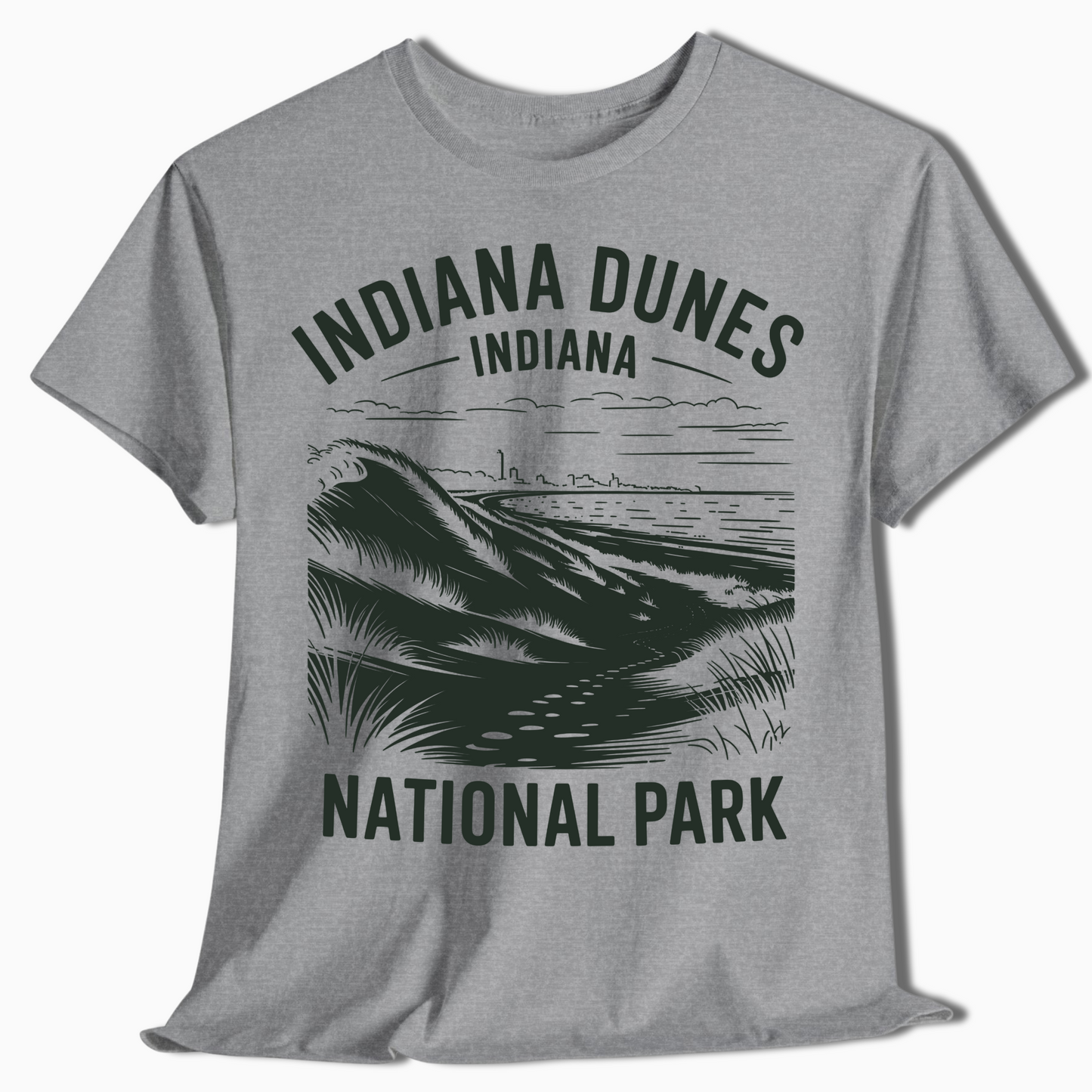 Indiana Dunes Beach and Dune View Shirt - t358a25