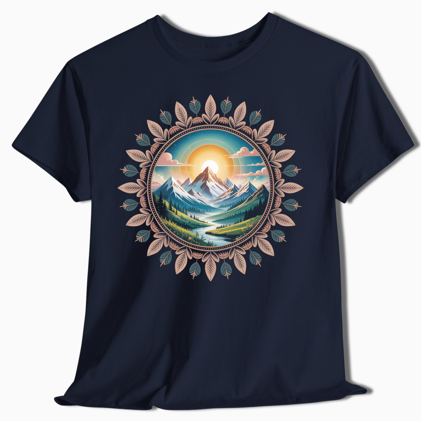 Mountain Mandala Nature T-Shirt - t408a25