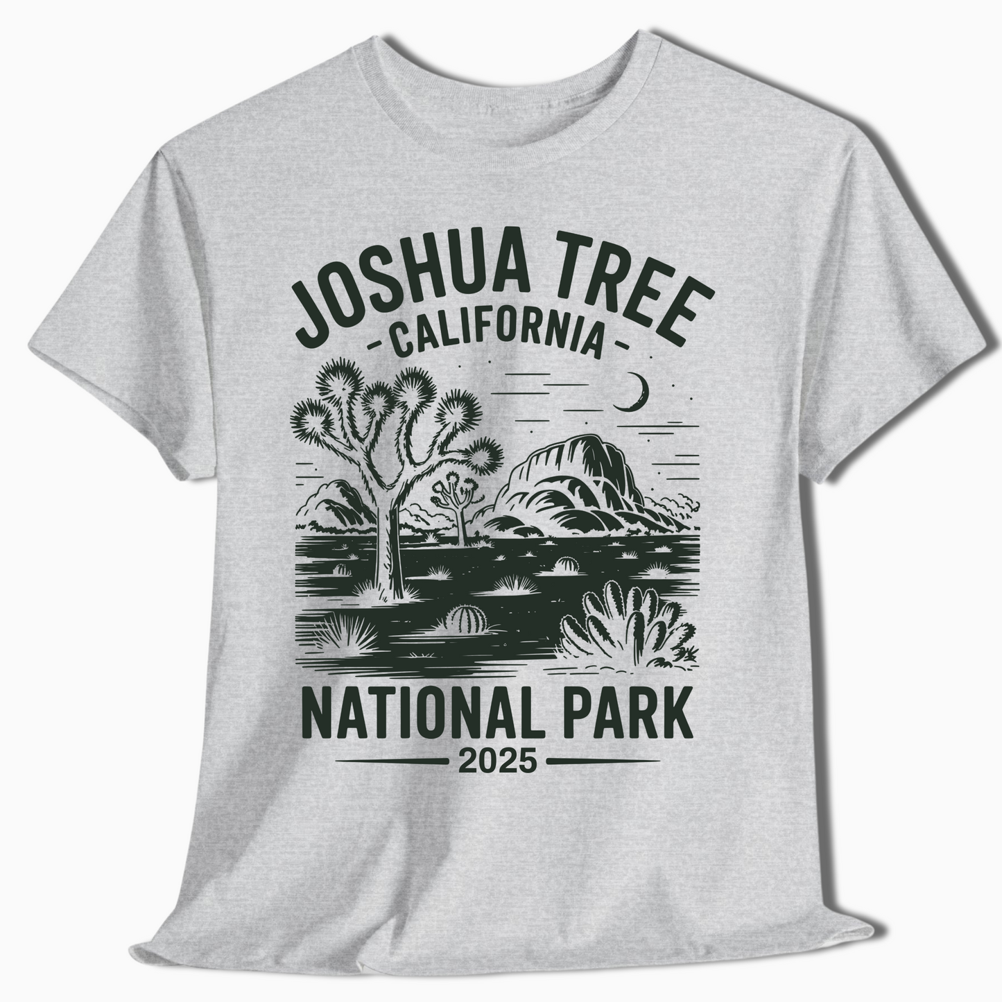 Joshua Tree California Tee - Custom Year Desert Scene - t366a25