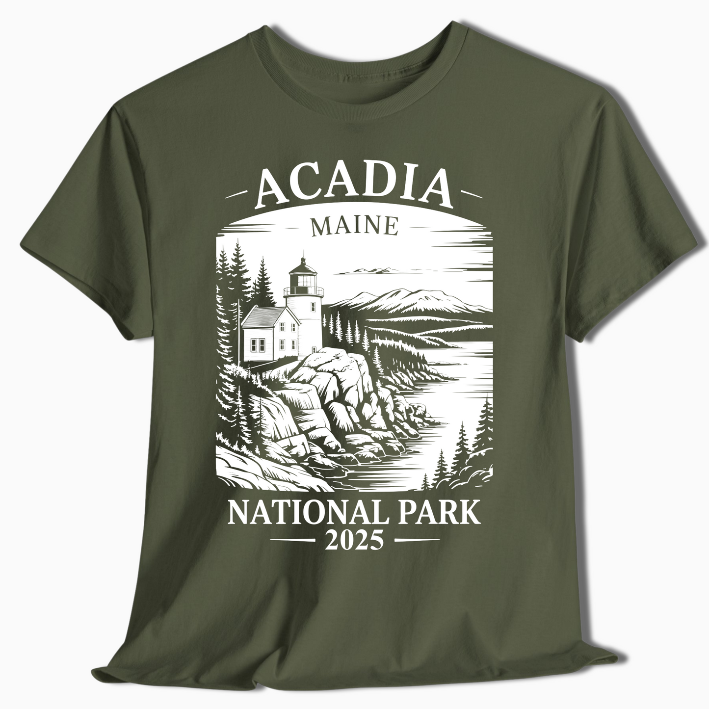 Acadia National Park Maine Shirt - Custom Year Option - t305a25