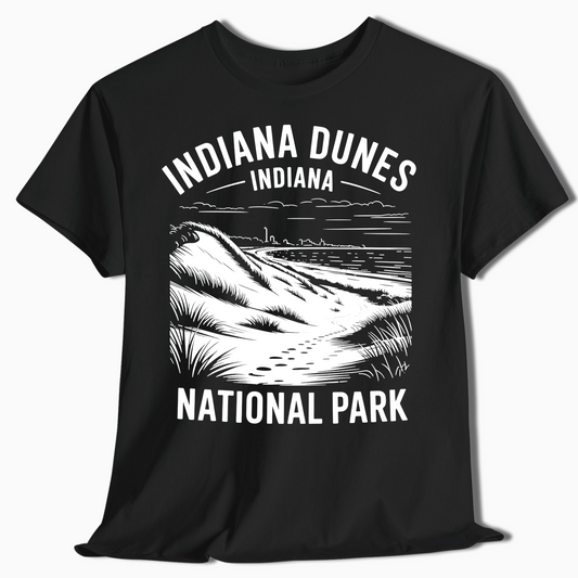 Indiana Dunes Beach and Dune View Shirt - t358a25