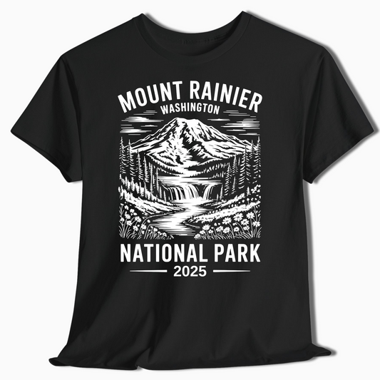 Mount Rainier National Park Shirt - Custom 2025 Souvenir - t300a25