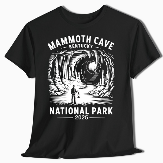 Mammoth Cave Kentucky 2025 T-Shirt - Custom Hiking Gift - t338a25