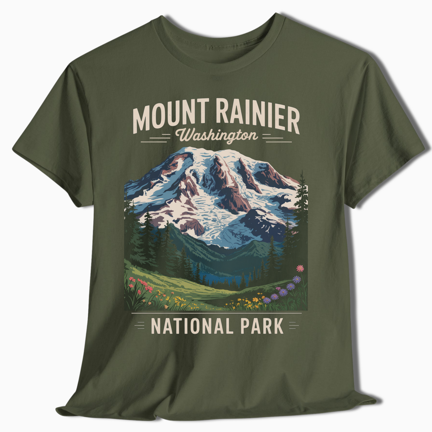Mount Rainier National Park Washington Shirt Gift - t299a25