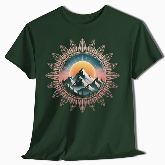 Mountain Sunrise Adventure Tee for Nature Lovers - t402a25