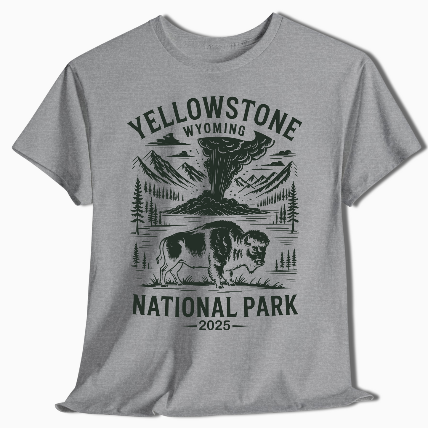 Yellowstone National Park Wyoming Shirt - Custom Year Option - t307a25