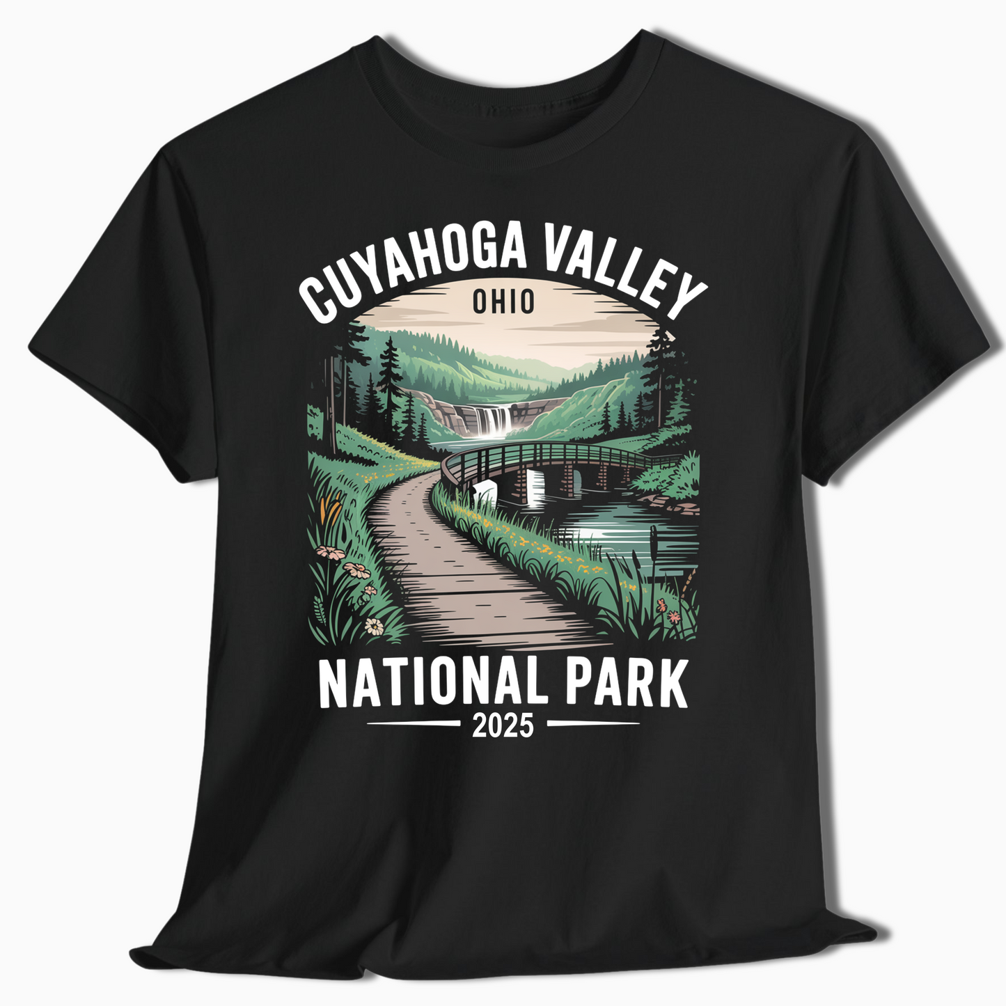 Cuyahoga Valley National Park Waterfall Trail Shirt - t360a25