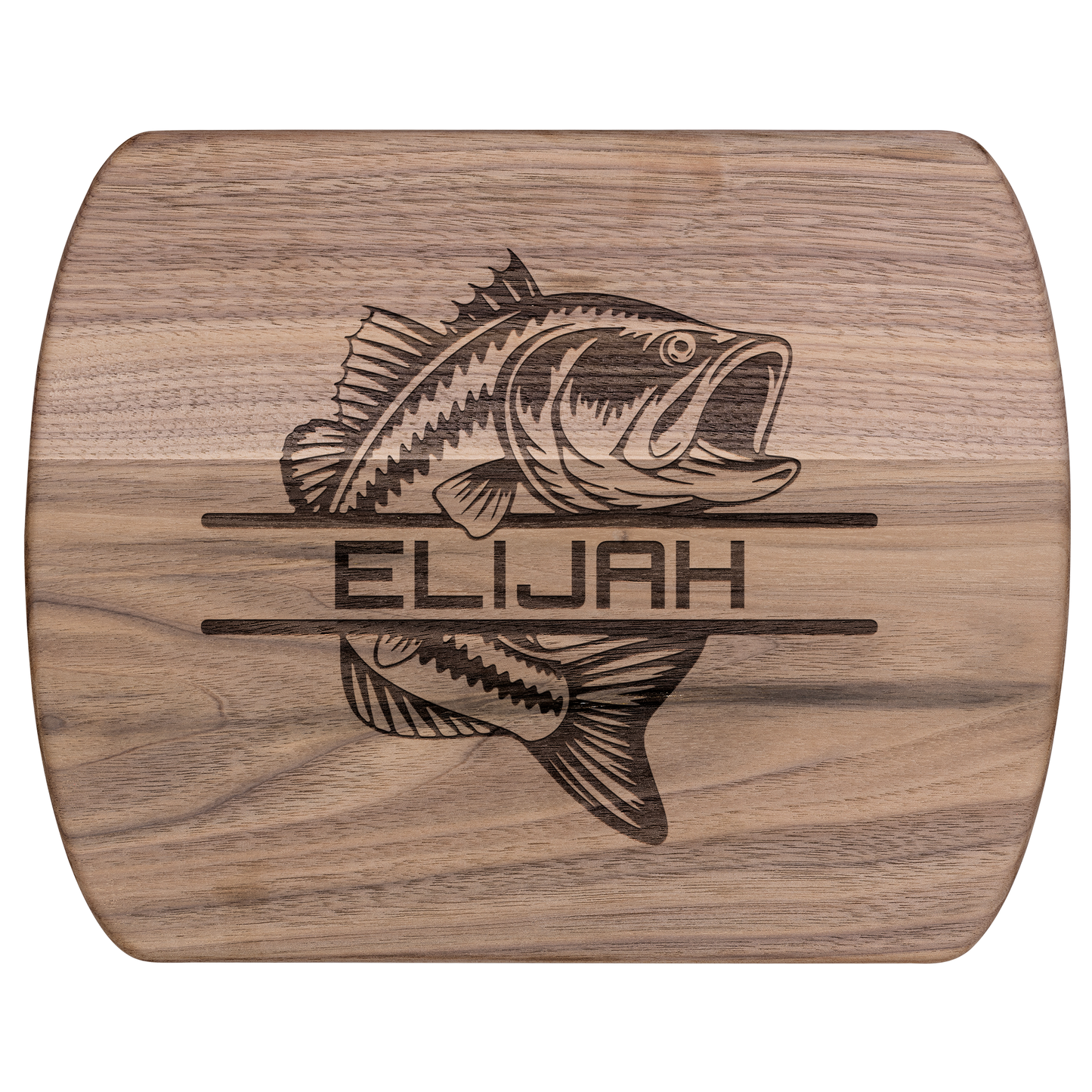 Personalized Fishing Cutting Board for Cabin or Kitchen - t448a25