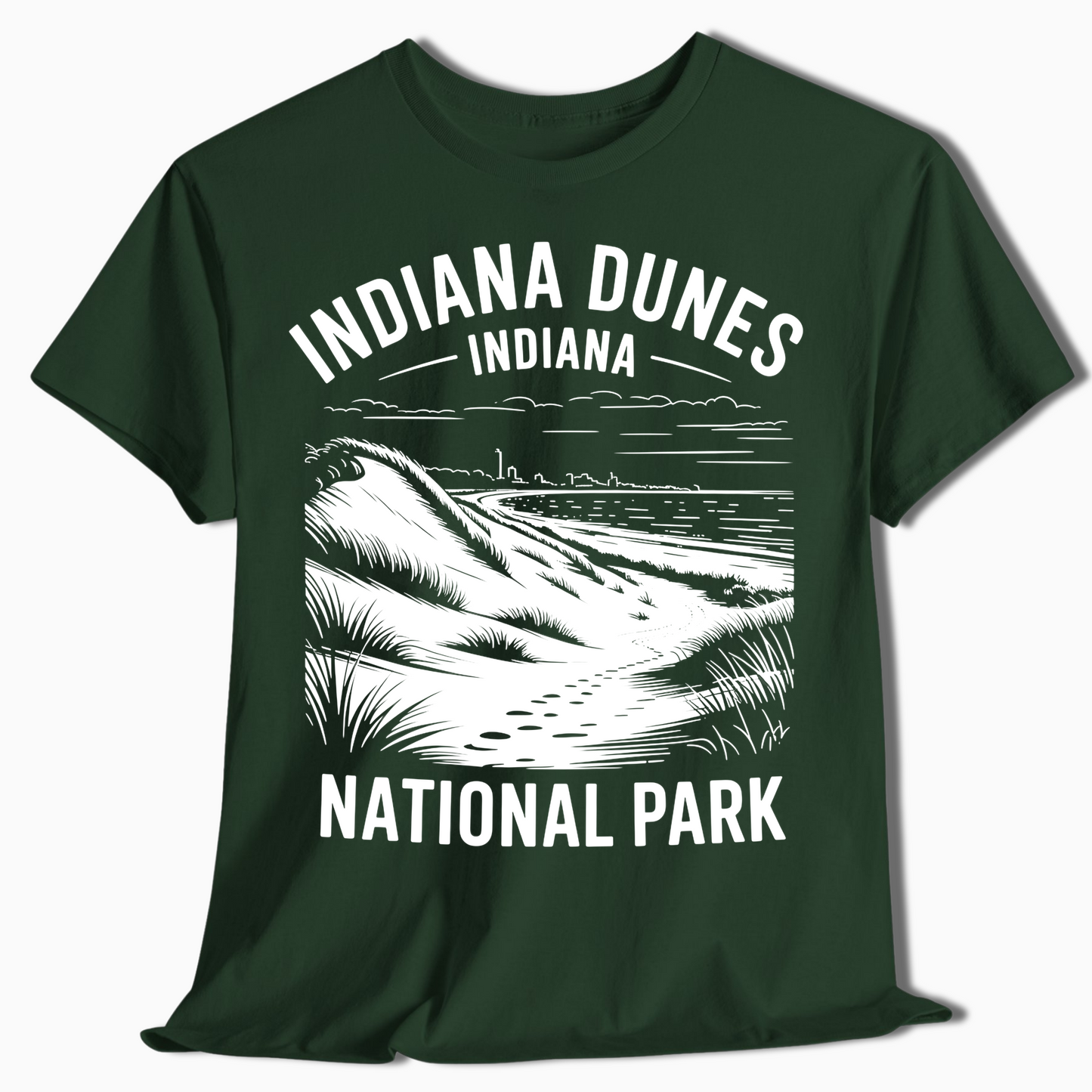 Indiana Dunes Beach and Dune View Shirt - t358a25