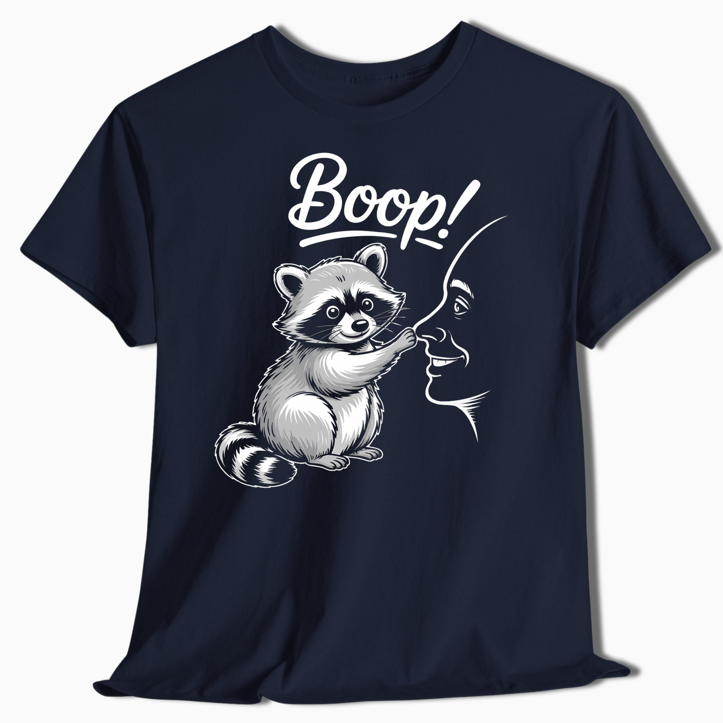 Raccoon Boop Nose Shirt - Cute Funny Camping Tee for Outdoorsy Folks - t459a25