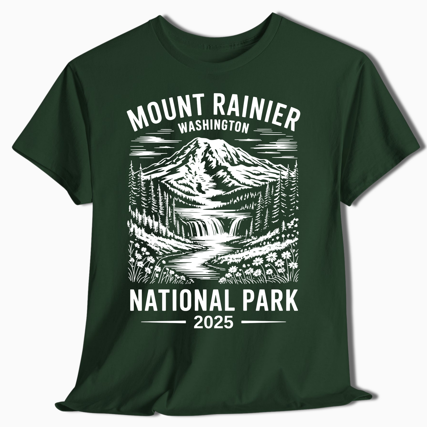 Mount Rainier National Park Shirt - Custom 2025 Souvenir - t300a25