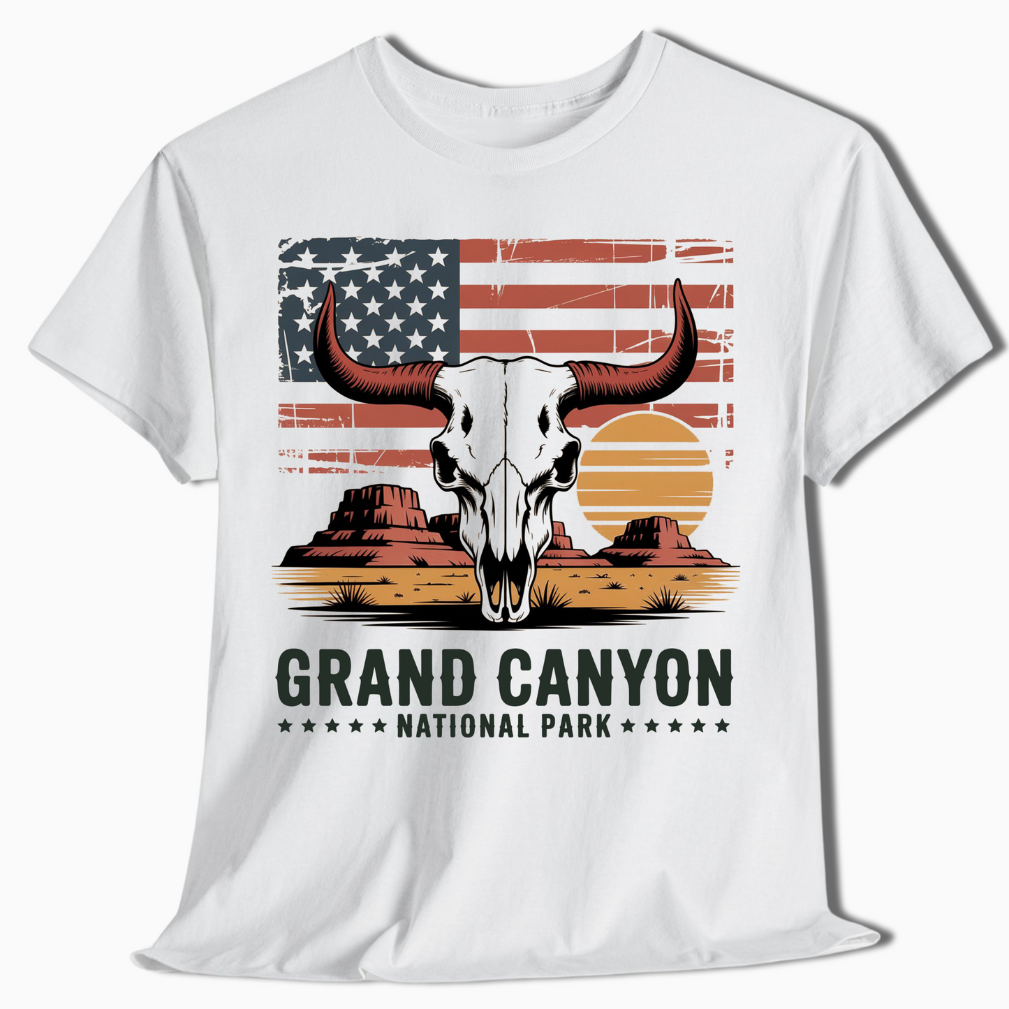 Grand Canyon National Park Retro T-Shirt - t407a25