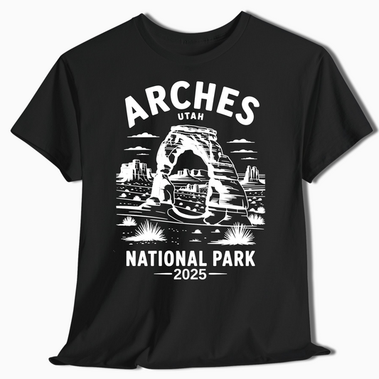 Arches National Park Utah Shirt - Custom Year Design - t302a25
