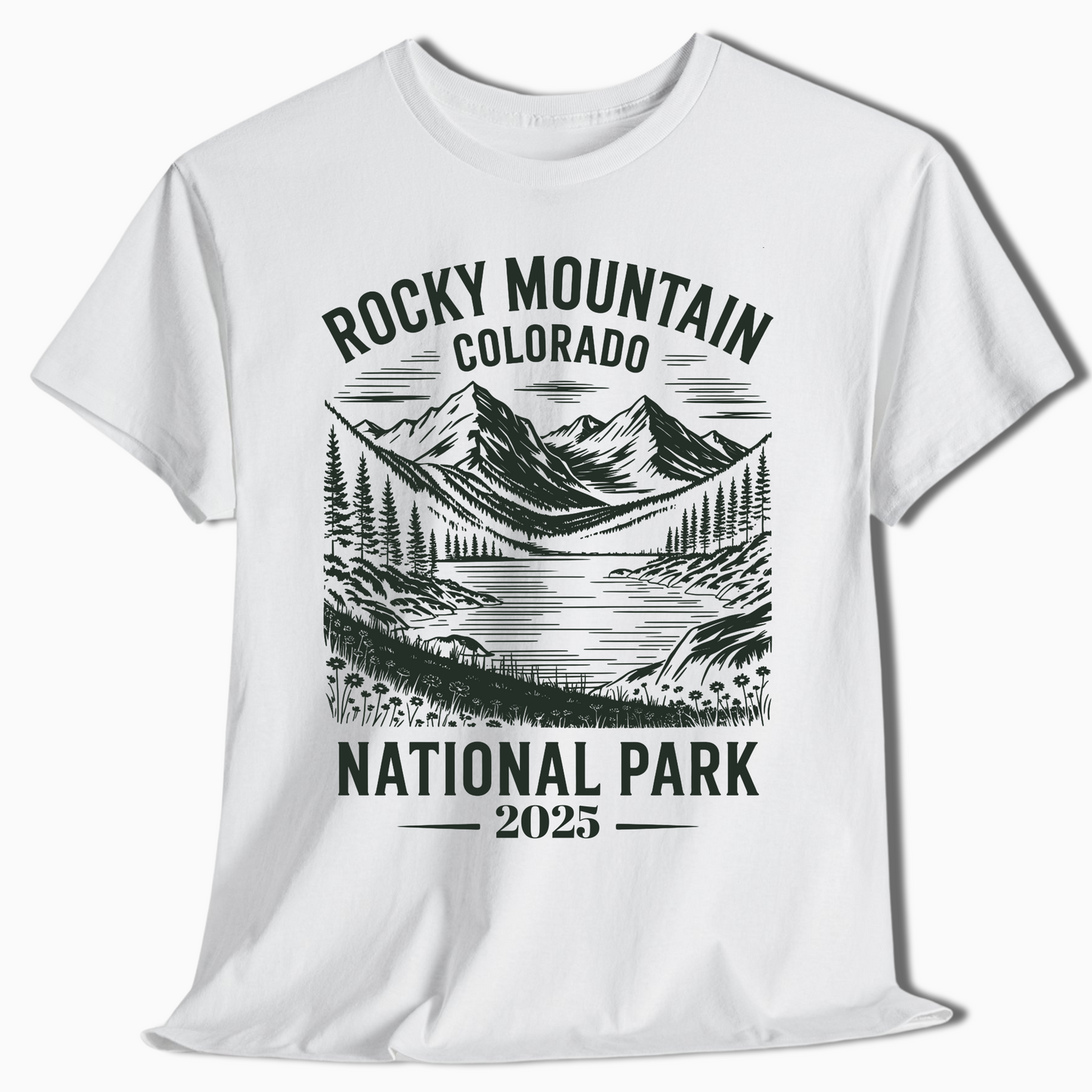 Rocky Mountain National Park Shirt - Custom Year Option - t297a25