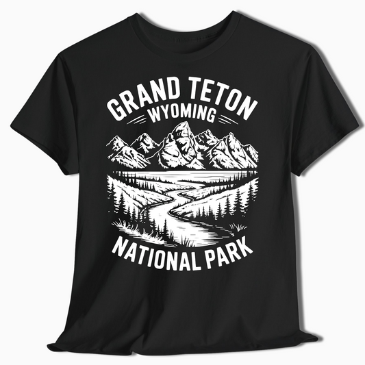Grand Teton National Park Wyoming Hiking Shirt – t293a25