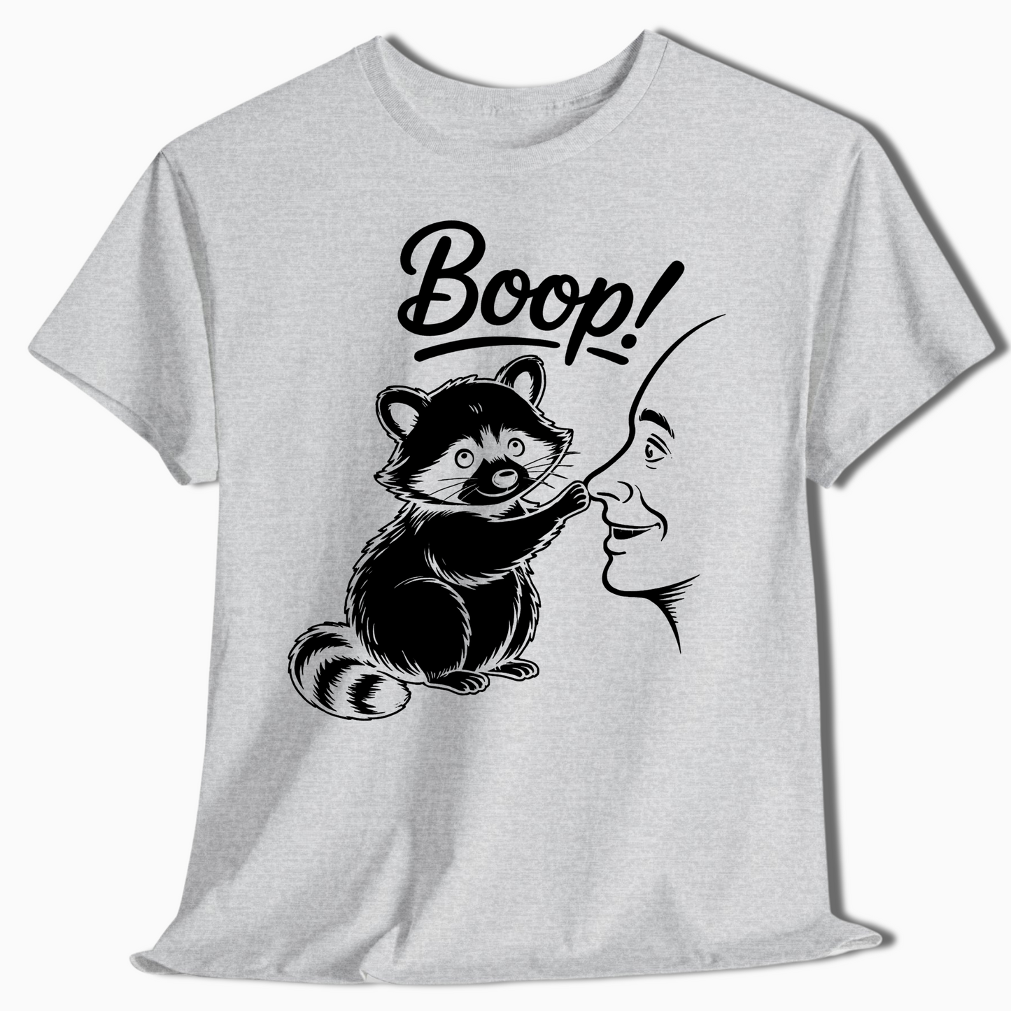 Raccoon Boop Nose Shirt - Cute Funny Camping Tee for Outdoorsy Folks - t459a25
