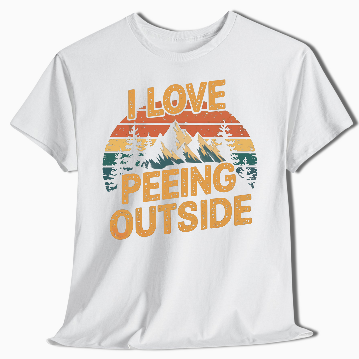 Hiking T-Shirt I Love Peeing Outside - t93a25