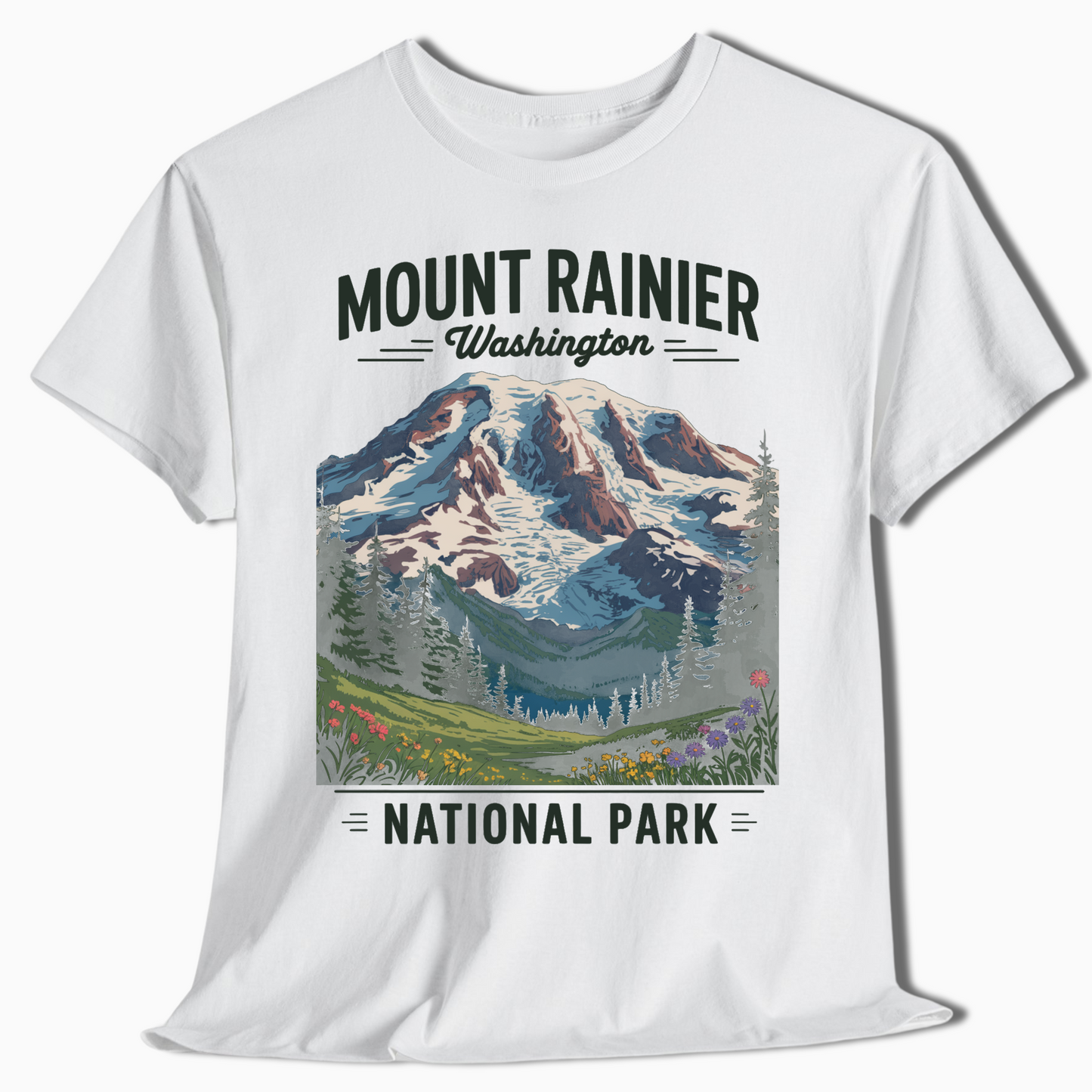 Mount Rainier National Park Washington Shirt Gift - t299a25