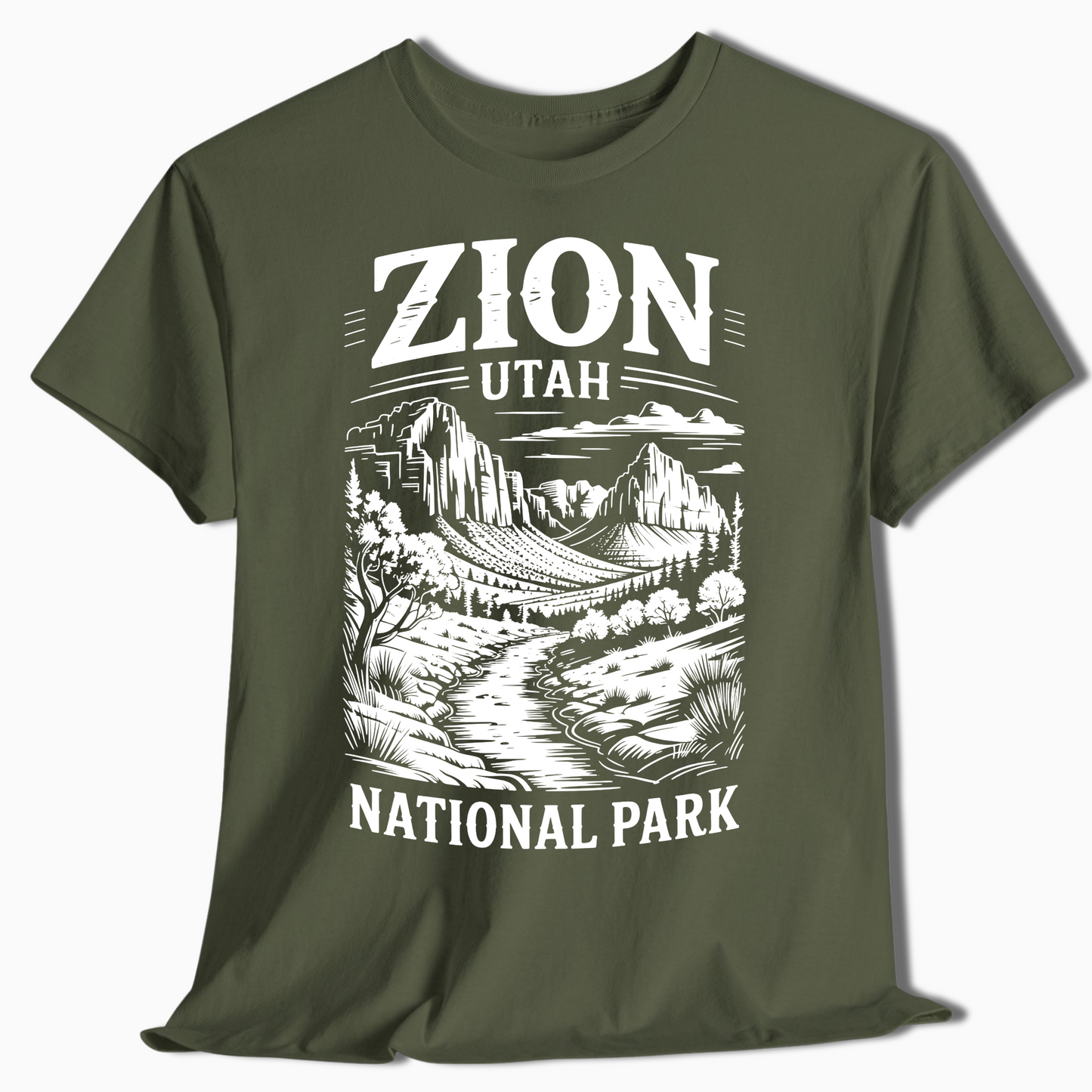 Zion National Park Utah Hiking Shirt – t288a25