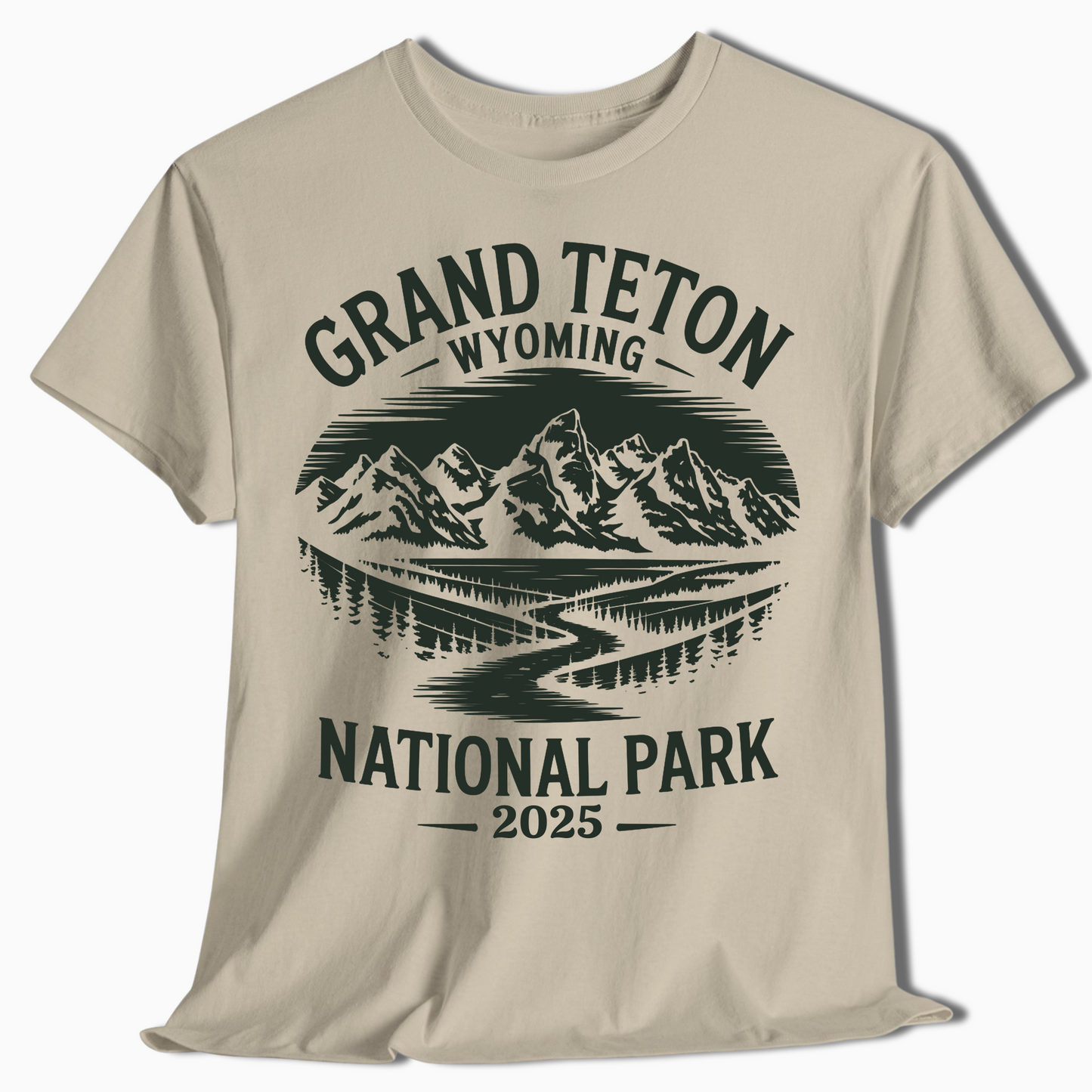 Grand Teton National Park Shirt with Custom Year – t294a25