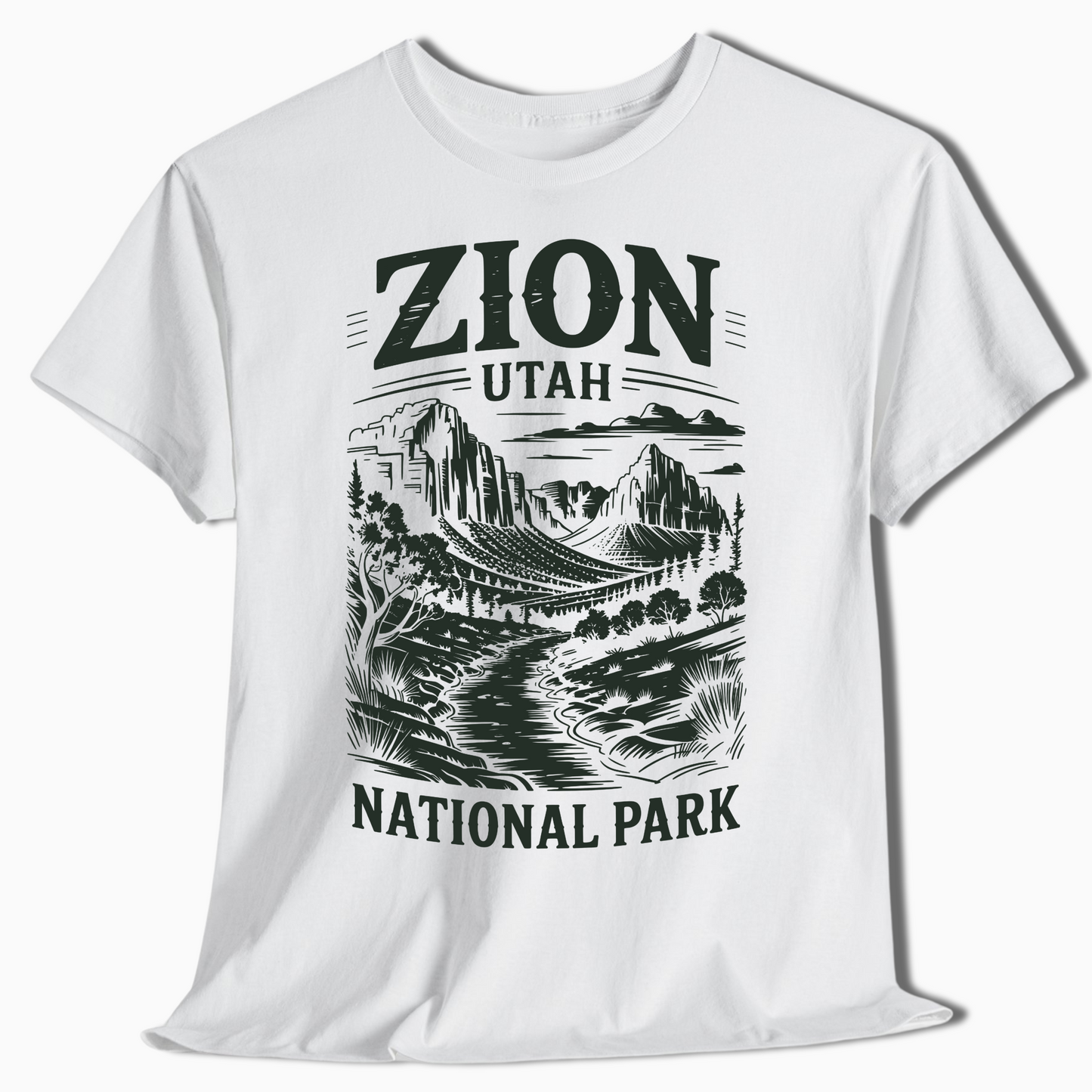 Zion National Park Utah Hiking Shirt – t288a25