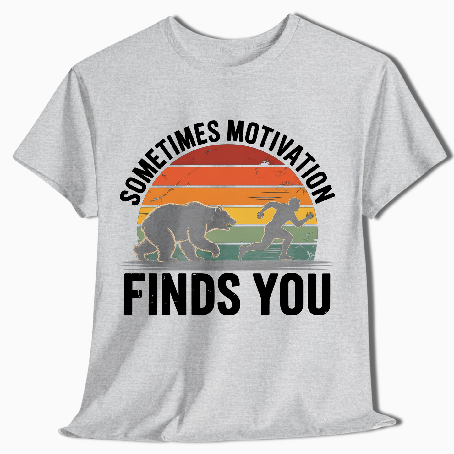 Sometimes Motivation Finds You Vintage Hiking Shirt - t415a25