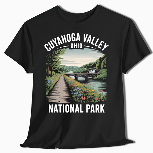 Cuyahoga Valley Wildflower Trail & Waterfall Tee - t364a25
