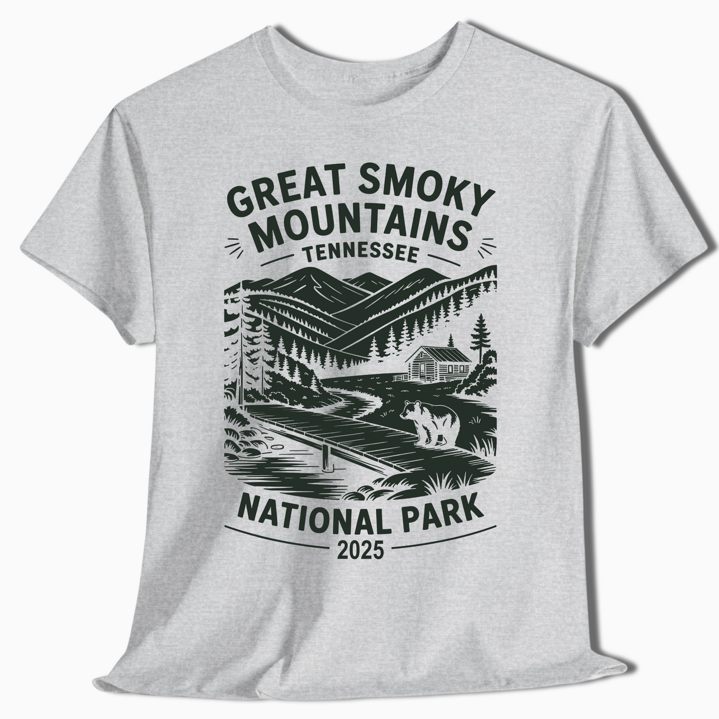 Great Smoky Mountains National Park T-Shirt - Custom Year - t376a25