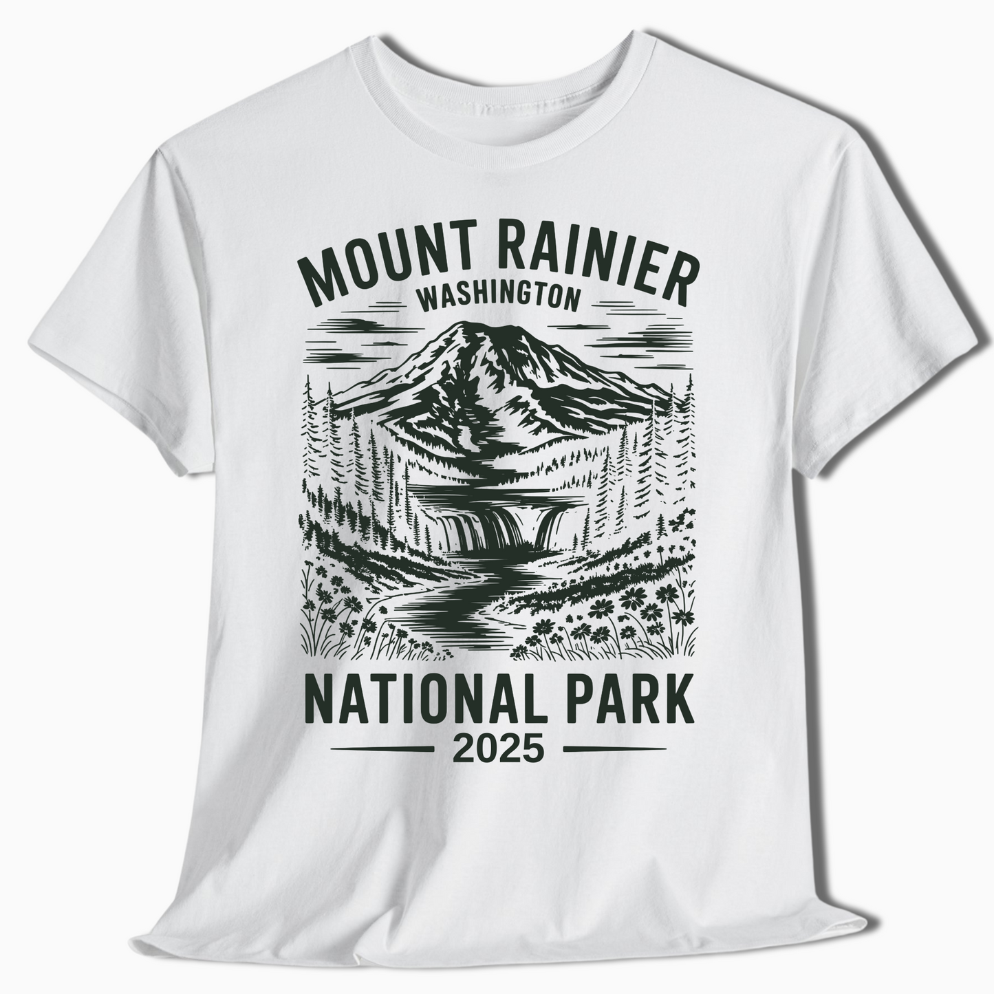 Mount Rainier National Park Shirt - Custom 2025 Souvenir - t300a25