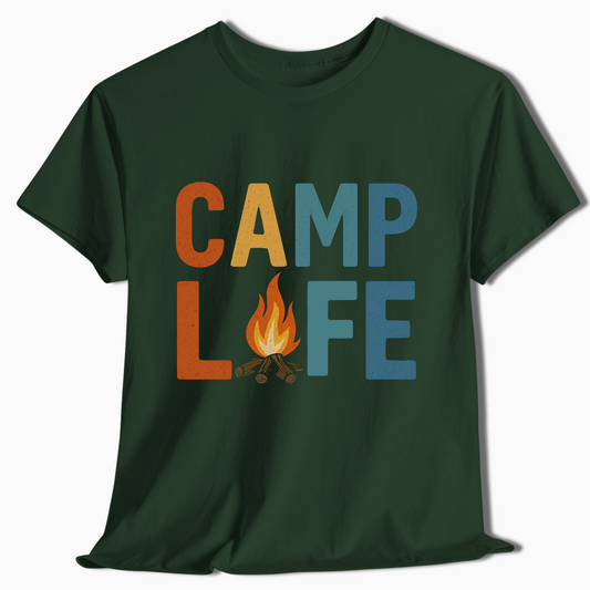 Camp Life Campfire T-Shirt - t438a25
