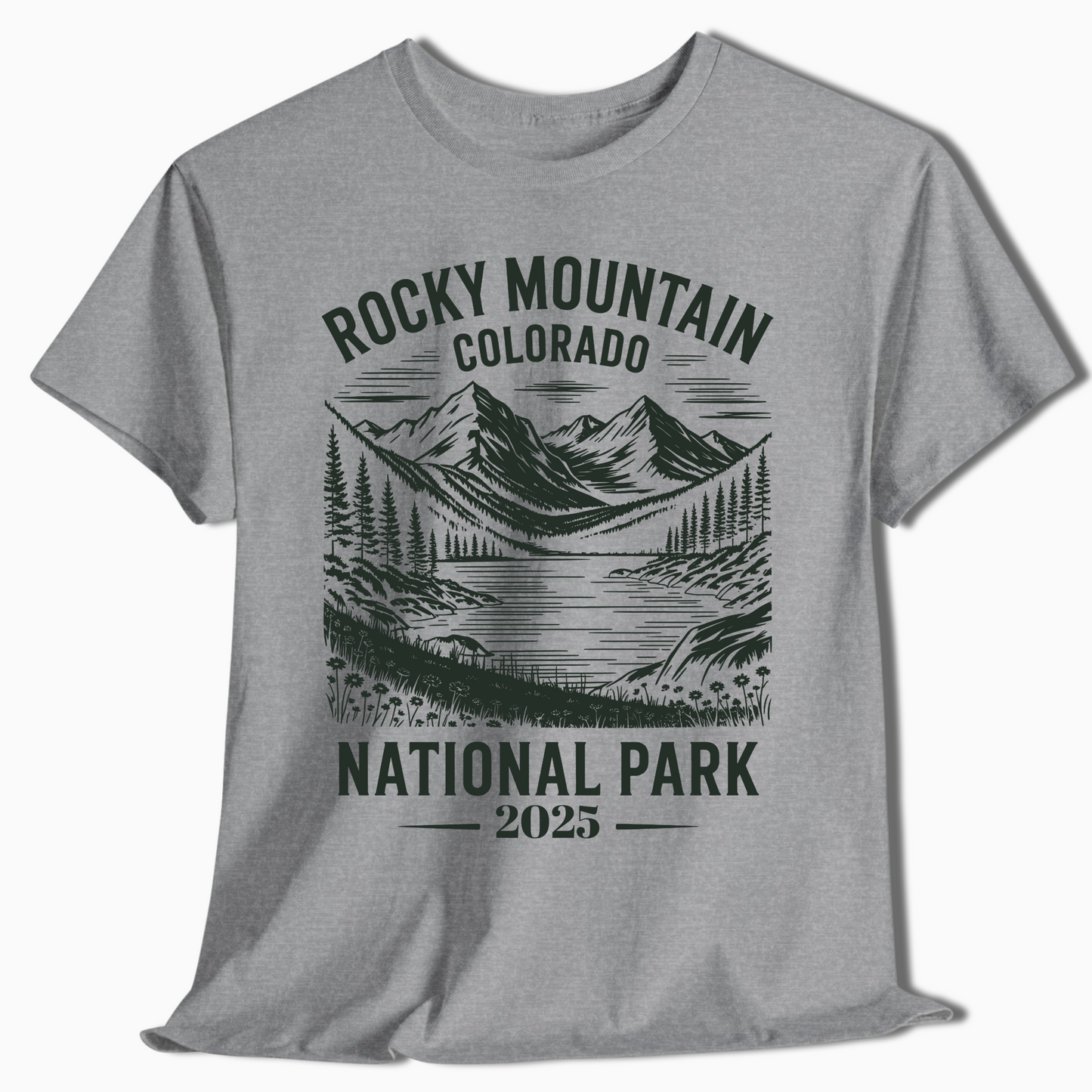 Rocky Mountain National Park Shirt - Custom Year Option - t297a25
