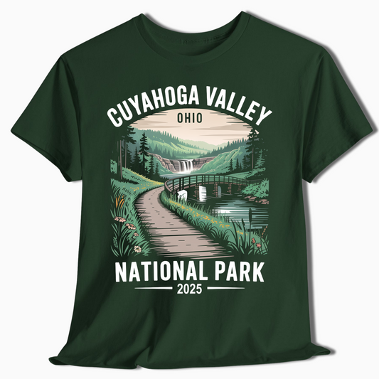 Cuyahoga Valley National Park Waterfall Trail Shirt - t360a25