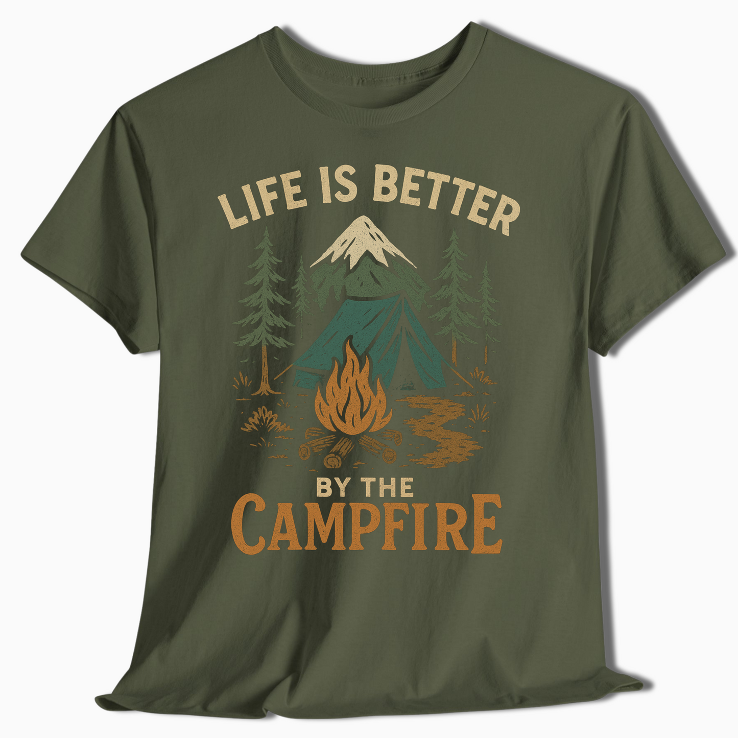 Life Is Better By The Campfire Camping Shirt - t430a25