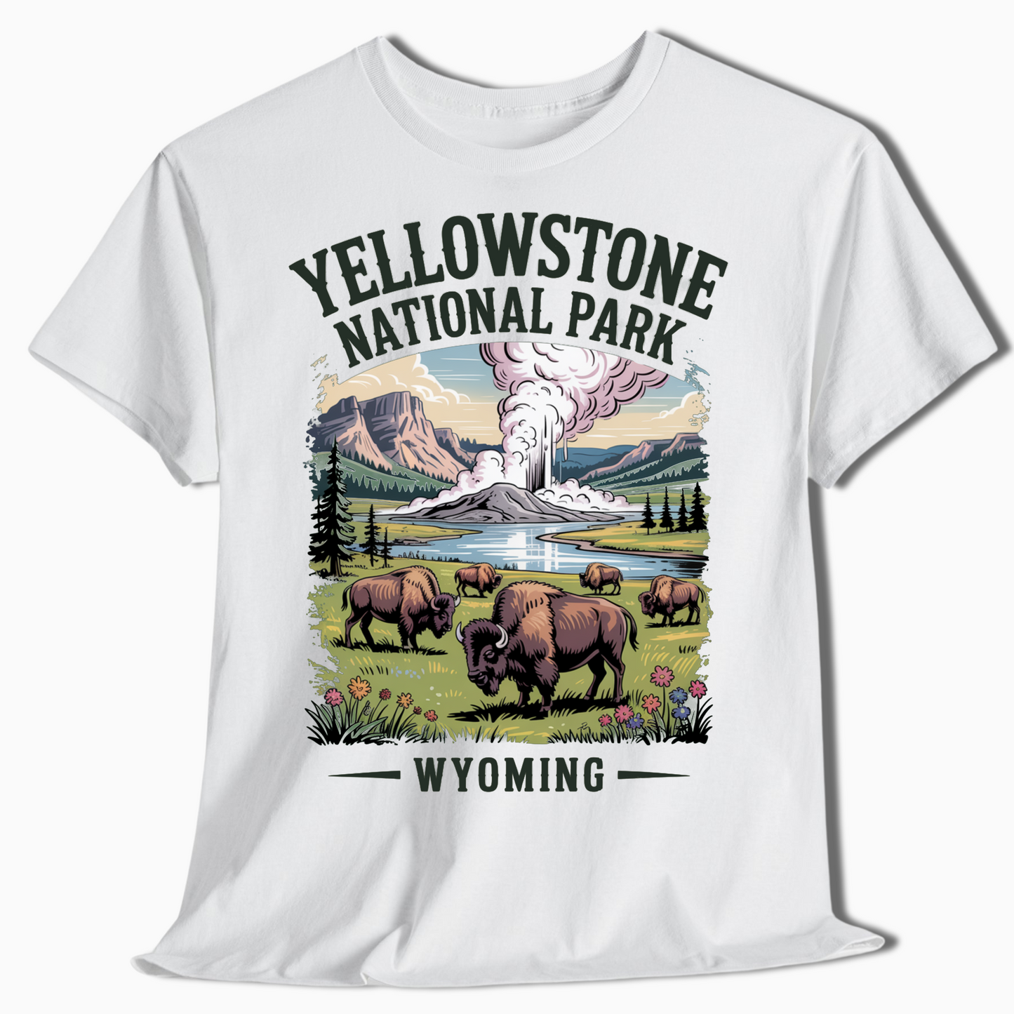 Yellowstone National Park Hiking Shirt - t282a25