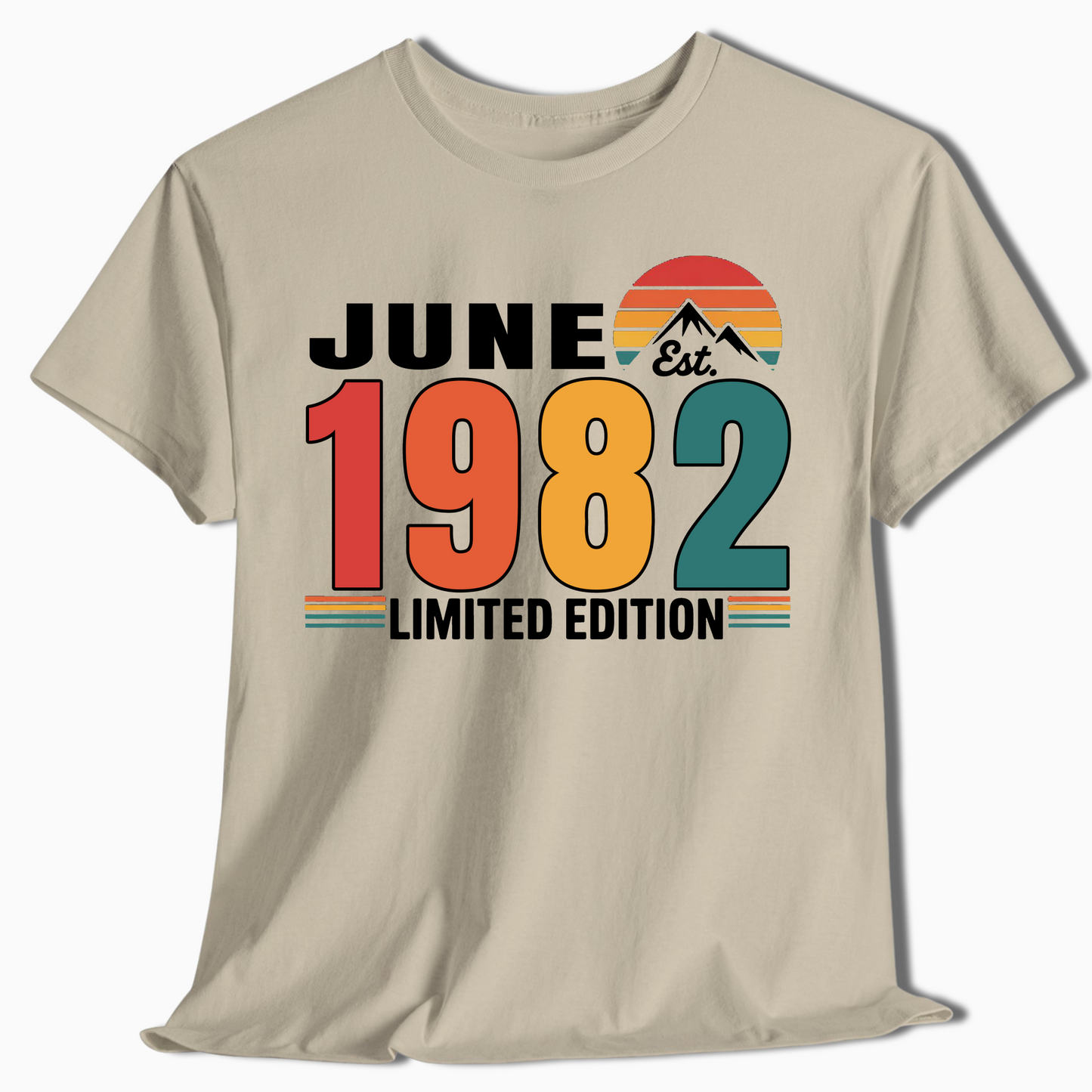 Personalized Vintage Birthday Shirt - Custom Year & Month - t418a25