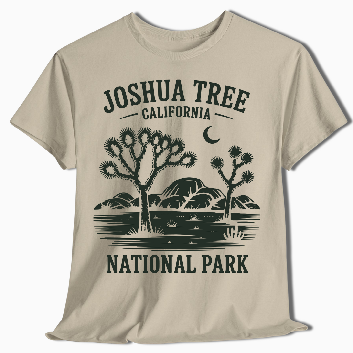 Joshua Tree Moonlight Desert Scene Tee - t368a25