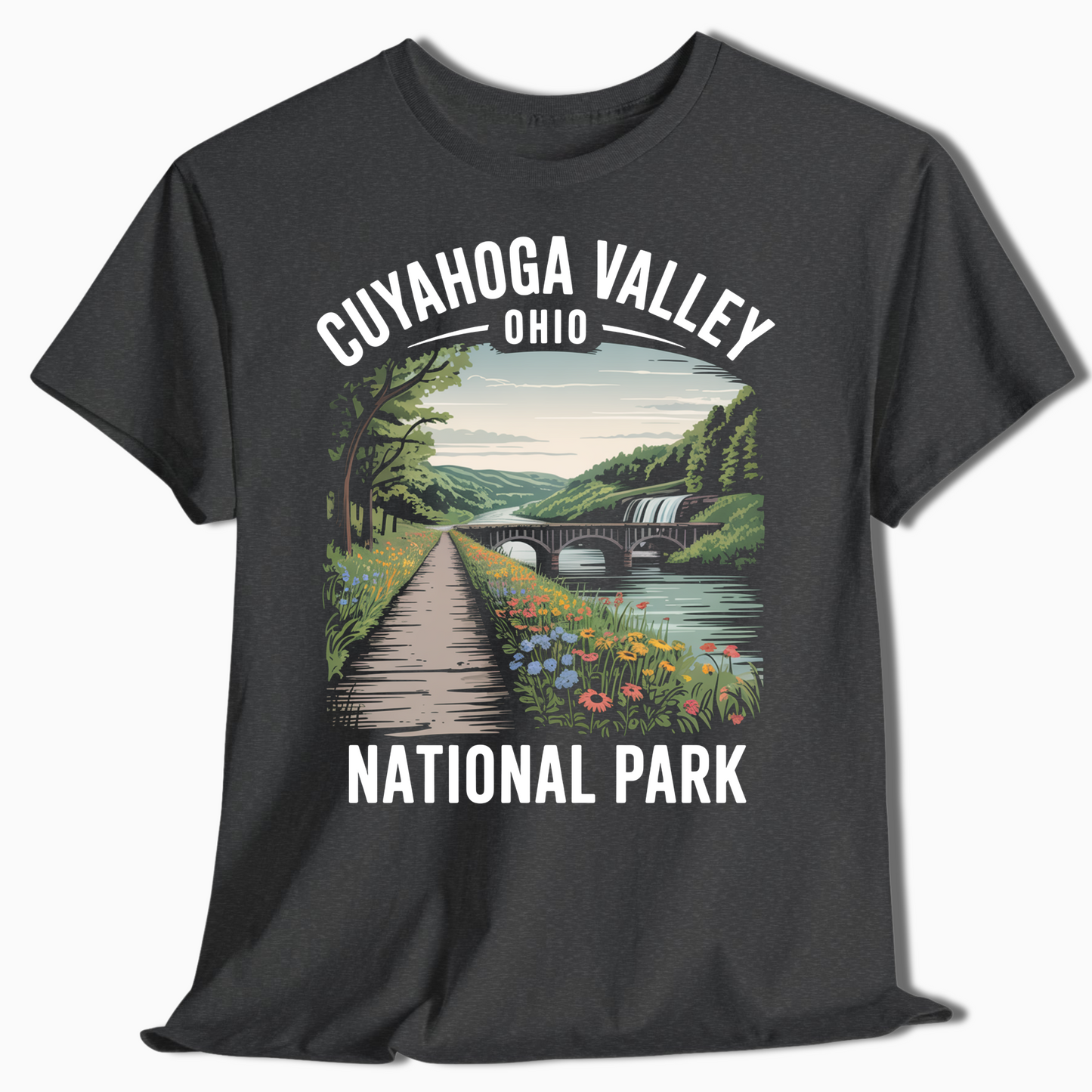Cuyahoga Valley Wildflower Trail & Waterfall Tee - t364a25