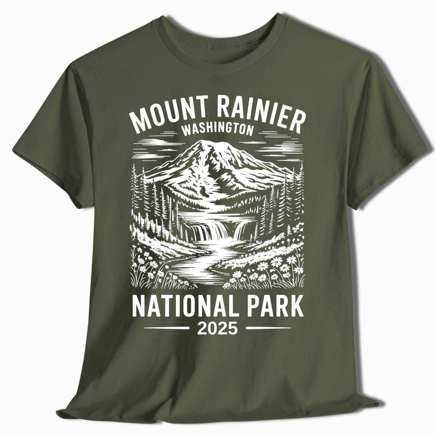 Mount Rainier National Park Shirt - Custom 2025 Souvenir - t300a25
