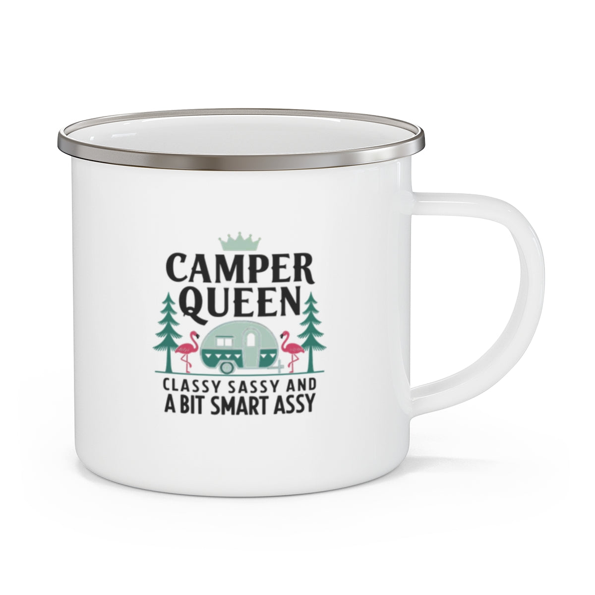 Camper Queen Mug - Sassy Glamping Gift for Her - t129a25