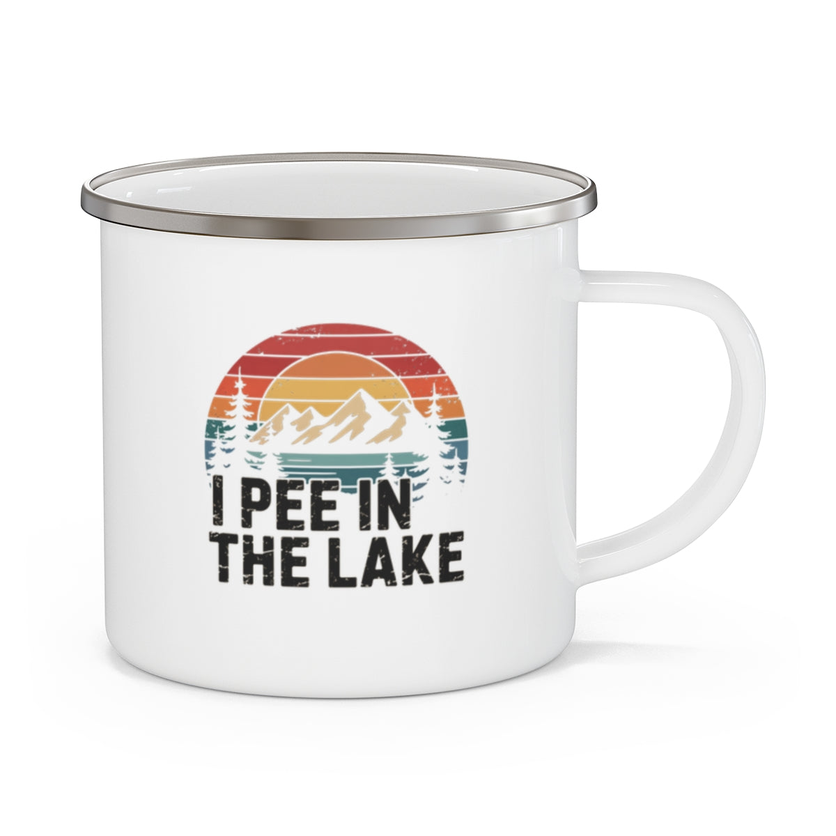 I Pee in the Lake Mug - Funny Campfire Mug - t176a25