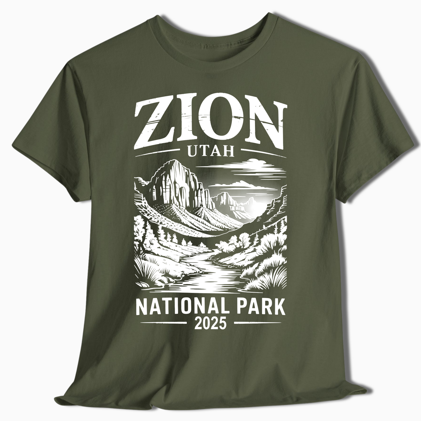 Zion National Park Shirt with Custom Year – Trail Shirt – t290a25