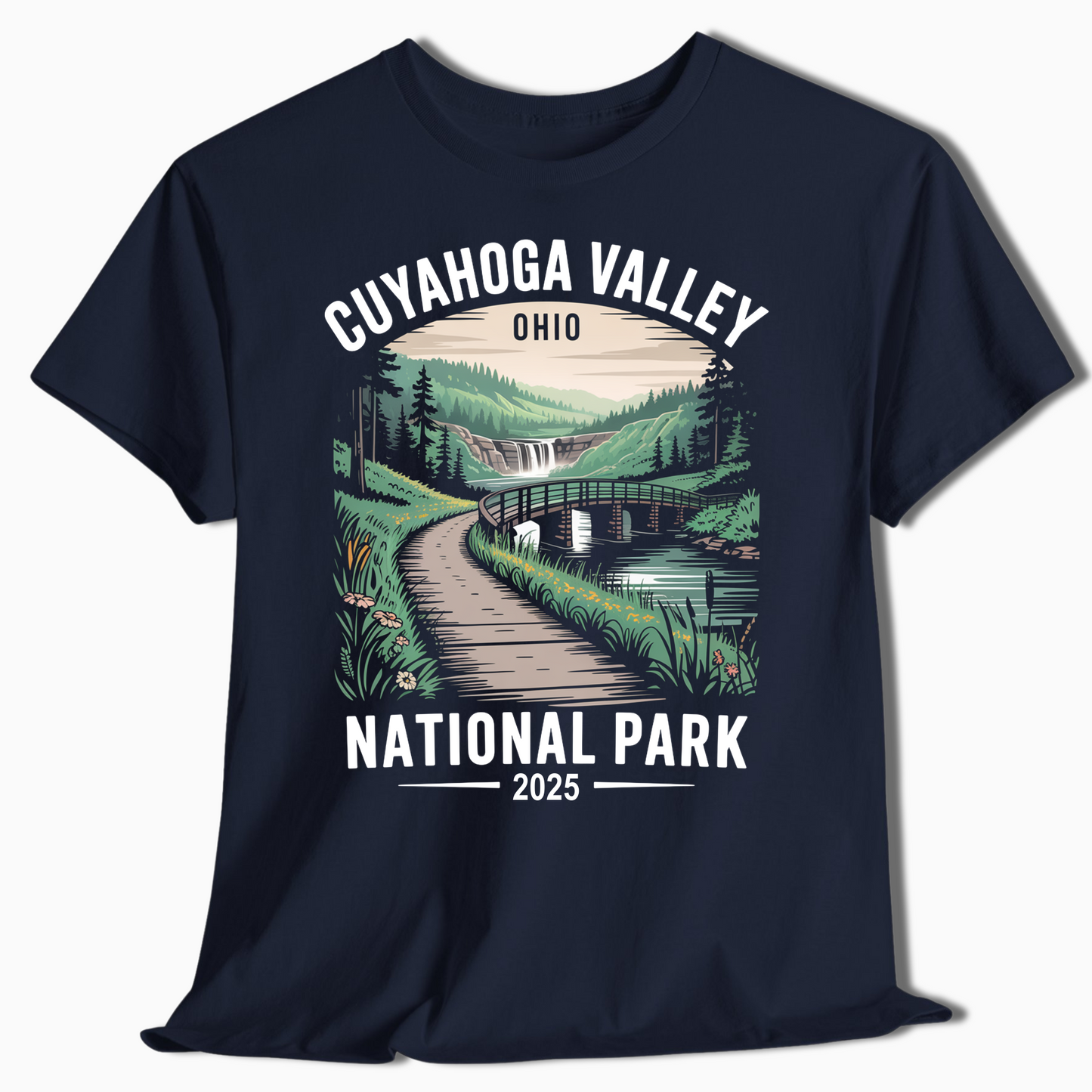 Cuyahoga Valley National Park Waterfall Trail Shirt - t360a25