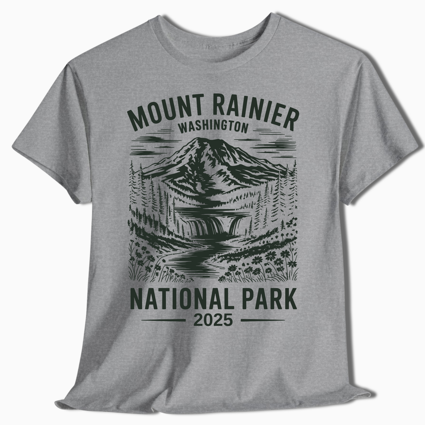 Mount Rainier National Park Shirt - Custom 2025 Souvenir - t300a25